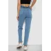 Джинси жіночі Mom-fit, колір блакитний, 98