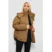 Куртка жіноча зимова коротка, колір хакі