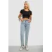Джинси жіночі однотонні Skinny, колір блакитний