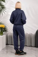 Костюм жіночий повсякденний, колір синій