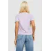 Футболка жіноча з принтом, колір бузковий, 95% бавовна, Повсякденний (casual), Літній, S