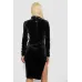 Сукня жіноча однотонна вечірня, колір чорний
