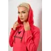 Спортивний костюм жіночий двонитка, колір кораловий