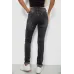 Джинси жіночі однотонні Skinny, колір сірий, 98% бавовна
