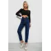 Джинси жіночі однотонні Skinny Fit, колір синій