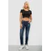 Джинси жіночі однотонні Skinny, колір синій