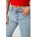 Джинси жіночі, колір блакитний, 100% бавовна, Повсякденний (casual)
