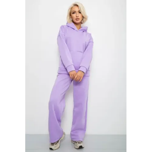 Спортивний костюм жіночий на флісі, колір бузковий
