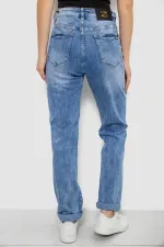 Джинси жіночі, колір синій, 98% бавовна, Повсякденний (casual)
