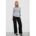 Сорочка класична в смужку, колір біло-сірий, 95% бавовна