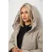 Куртка жіноча зимова, колір темно-бежевий