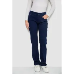 Джинси жіночі Slim Fit, колір темно-синій, 75% бавовна, Повсякденний (casual)