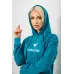 Спортивний костюм жіночий двонитка, колір бірюзовий, 95% бавовна