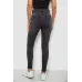 Джинси жіночі однотонні Skinny, колір сірий, 98% бавовна, Повсякденний (casual)