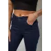 Джинси жіночі однотонні Skinny, колір синій, 98% бавовна, Повсякденний (casual), ['Весняно-осінній', 28