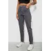 Джинси жіночі однотонні Skinny, колір сірий