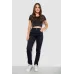 Джинси жіночі однотонні Skinny, колір синій, 75% бавовна