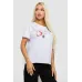 Футболка жіноча з принтом, колір білий ag9bdb51