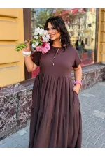 Ярусна сукня максі