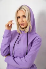 Спортивний костюм жіночий двонитка, колір бузковий, арт. 33-270