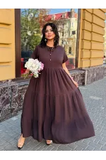 Ярусна сукня максі