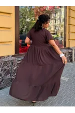 Ярусна сукня максі