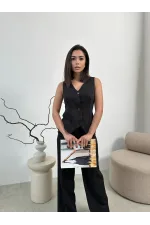 Костюм жіночий з жилетом, довжина 49–51 см