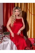 Коктейльна шовкова сукня
