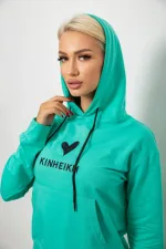 Спортивний костюм жіночий двонитка, колір м'ятний