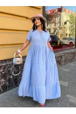Ярусна сукня максі