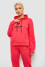 Спортивний костюм жіночий двонитка, колір кораловий