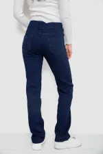 Джинси жіночі Slim Fit, колір темно-синій, 75% бавовна, арт. 46-609