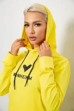 Спортивний костюм жіночий двонитка, колір жовтий