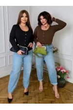 Лонгслів жіночий, довжина 58–60 см