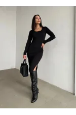 Сукня чорна на байці
