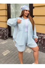 Лляний костюм жіночий