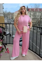 Костюм жіночий з футболкою, довжина 60–62 см
