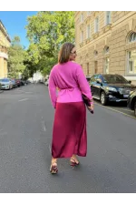Шовкова спідниця максі