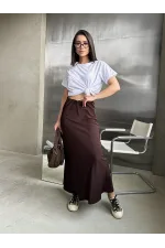 Спідниця шовкова довжини максі