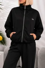 Костюм жіночий повсякденний, колір чорний