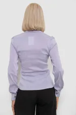 Сорочка класична в смужку, колір бузковий, 50% бавовна, арт. 52-231
