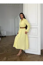 Сукня міді з ґудзиками, довжина 120–122 см