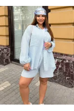 Лляний костюм жіночий