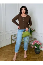 Лонгслів жіночий, довжина 58–60 см