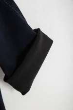 Джинси жіночі однотонні Skinny, колір синій, 75% бавовна