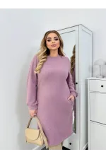 Сукня ангорова з довгим рукавом