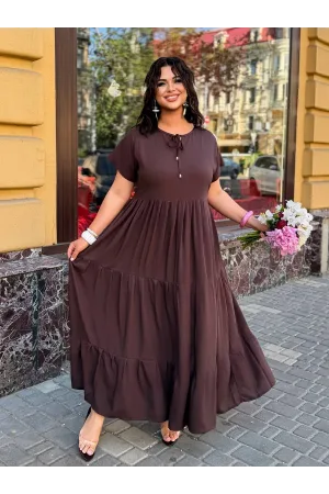Ярусна сукня максі