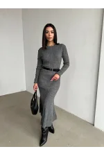 В'язана сукня максі