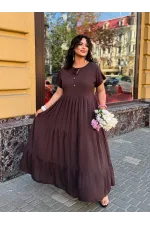 Ярусна сукня максі