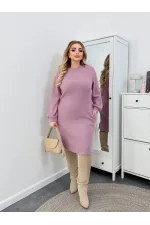 Сукня ангорова з довгим рукавом